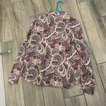 Liz Claiborne  paisley button front shirt Photo 2