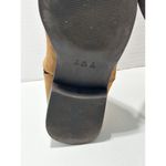 Primark Boots Slip On Faux Suede Pointed Toe Low Heeled Ankle Booties Tan 9 Photo 14