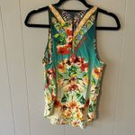 Rory Beca  Silk Printed Tank Size Medium Photo 1