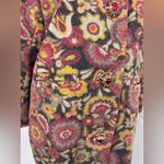 Unbranded 1960s Floral Tapestry Swing Coat | small/medium Pink Photo 5