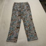 Talbots Pants Tropical Safari Animals Relaxed Chino Sz 10 Lion Giraffe Tiger Etc Photo 8