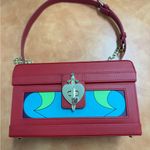 Lounge Fly  Red and Blue Shoulder Bag with Heart Lock Snow White Evil Witch Photo 0