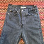 Levi's DARK GREY / FADED BLACK WEDGIE SKINNY JEANS Photo 1