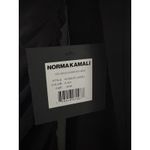 Norma Kamali  Jumpsuit Size M Black Shirred Waist V Neck Wide Leg Cocktail Party Photo 6