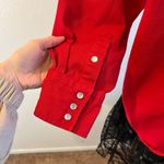 Vintage 90s Red 100% Cotton Pearl Snap Western Long Sleeve Shirt Size XL Unisex Photo 6