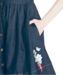 Kate Spade Embroidered Denim Shirt Dress Size 2 Photo 9