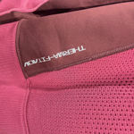 Nike  Therma-FIT‎ ADV Pullover 1/4 Zip Cropped Running Top Maroon Womens Large Photo 4