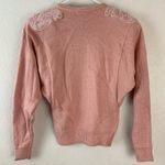 Sarah Taylor vintage silk pink knit beads dolman women’s sweater Size Small Photo 7