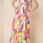 Aura NWT  colorful striped maxi dress M Photo 0