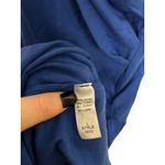 Michael Stars Crossover Dress Womens Large Royal Blue Surplice Sleeveless Ruched Photo 4