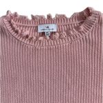 Urban Daizy  size M/L Boutique oversized distressed knit sweater light pink Photo 2