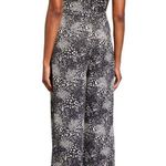 Joie  Mairead D Cropped Wide Leg Jumpsuit Black Womens Size 2 Photo 1