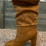 Chinese Laundry  Tan Heeled‎ Boots with Slouchy Design Photo 0