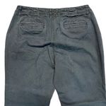 A New Day Womens Khaki Pants Stretch Straight Leg Flat Front Black Size 6 Photo 4