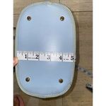 Dooney & Bourke  Blue Yellow Dots Cabrio Leather Bucket Purse‎ Shoulder Bag Photo 14