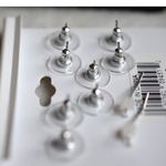 NWT Bay Studio Beachy Silver Tone Sea Horse/Turtle/Shell/Crystal 5 pr. Earrings Photo 3