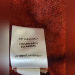 Joseph A  Rust Orange 100% Wool Ruffle Hem Jacket Size L Photo 7