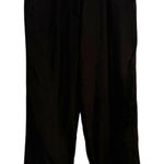 Old Navy NWT  Extra High Rise Taylor Wide Leg Trousers Black Linen Blend Sz Small Photo 0