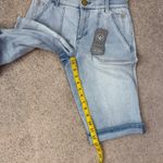 Wit & Wisdom ‘Ab’Solution Denim Bermuda Knee Shorts Womens Size 4 Blue High Wais Photo 8