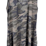 Hemish USA‎ Camo Sleeveless Tank Dress Small Travel Casual Knit Soft Stretch Photo 0