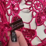 Hot Pink Faux Fur Coat M Size M Photo 12