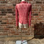 90s Gemilli sheer pink lace button down top with pearly buttons / size XS / EUC Photo 9