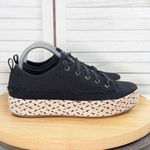 Bobs by Skechers Woven Canvas Espadrille Platform‎ Sneakers Black Tan 8 Photo 10