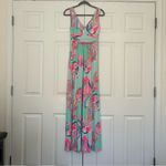 Lilly Pulitzer  Sloane Maxi dress in Minty Fresh On the Rocks S small Photo 5