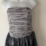Ruby Rox Dress Y2k 3 Silver Black Straples Glitter Party Fairy Grunge Whimsigoth Photo 1