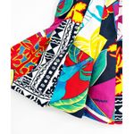 Head  Vinatge Skirt Mini Pleated Funky Colorful Abstract Y2K 90s Size 4 Photo 2