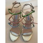 Steve Madden Jubilant Pastel Multicolor Buckle Strap Heels Photo 1