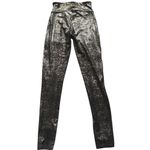 Spanx Velvet Shine Legging - Black & Good Metallic Soft size small Photo 2