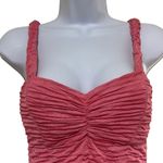 Skinwear Pink Ruched Texture Bodycon Mini Dress Size 10 Party Cocktail Sexy Date Pink Photo 2