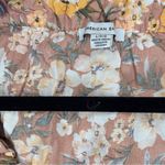 American Eagle Floral Button-Up Women's Top Large Photo 2