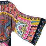 Anthropologie  Zadie Velvet Robe Bohemian Colorful Kimono Size XS/S Photo 11