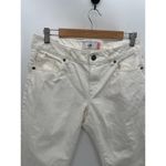 CAbi  Jeans Women 4 Off White Cream BF Boyfriend 100% Cotton Non-Stretch Photo 3