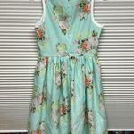 Piperlime Collection NWT Mint Green Floral Fanfare Sleeveless Mini Dress Photo 3