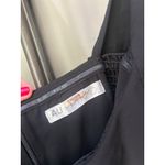 Amanda Uprichard  Camellia Off The Shoulder Midi Dress Black Womens Size Small Photo 6