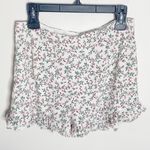 Nasty Gal Textured Georgette ditsy floral print ruffled mini shorts size 10 Photo 1