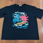 Romwe  over size Skeleton Surfer T-Shirt size S Photo 0