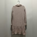 Merrell  Cable knit chunky long gray zippered button detail size Medium Cardigan Photo 2