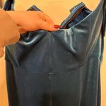 After Six OFF-THE-SHOULDER FLOUNCE SLEEVE VELVET MAXI DRESS IN DUTCH BLUE NEW Photo 7