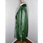 Rebecca Minkoff Rebecca Minkoff Long Kombu Coat Faux Leather & Sherling Green Size Medium M Photo 1