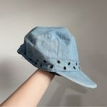 Women fashion Denim baseball cap Photo 1