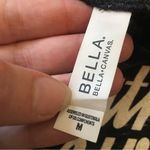 Bella Canvas  “I’d Rather Be With My Dog” Long Sleeve Tee, Black, Size M Photo 5