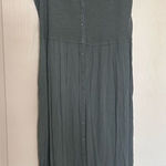Frye  Button Front Cotton Midi Dress Photo 0
