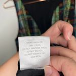 Slate + Willow Classic Plaid Green w/ Neon Stripe Accents Tweed Sleeveless Dress Photo 10