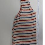 Blu Pepper Striped Knit Tank Tie Front Boho L Photo 7