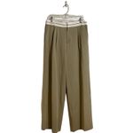 WAYF  Tan High Waist Exposed Waistband Pants Sz M Photo 1
