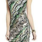 BCBGMAXAZRIA  Snake Skin Body-con Dress Photo 0